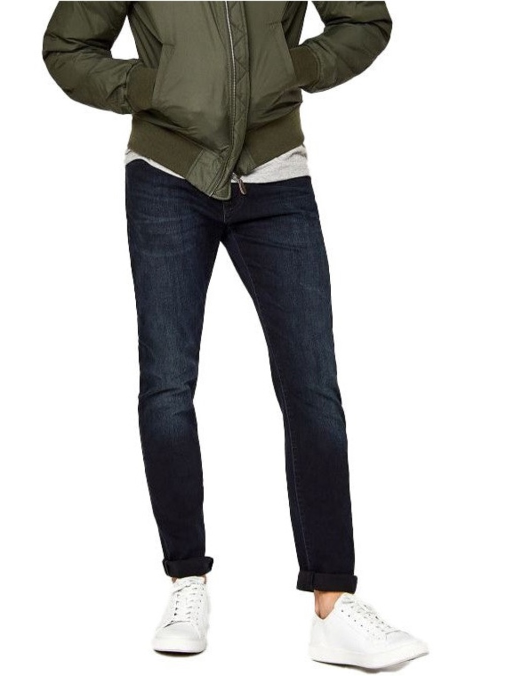 Mavi Men's Skinny Jeans in Dark Blue Wash